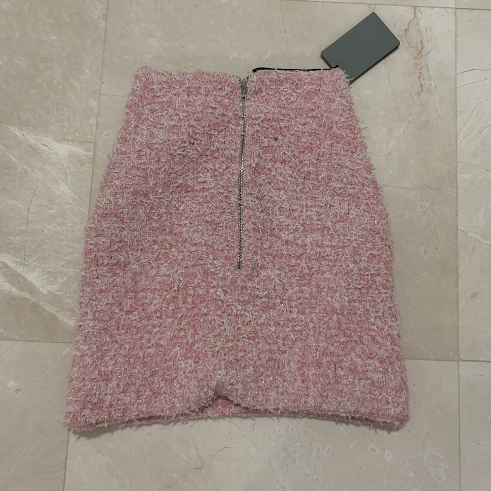 Balenciaga Cotton Tweed Mini Skirt Size XS - Picture 3 of 10